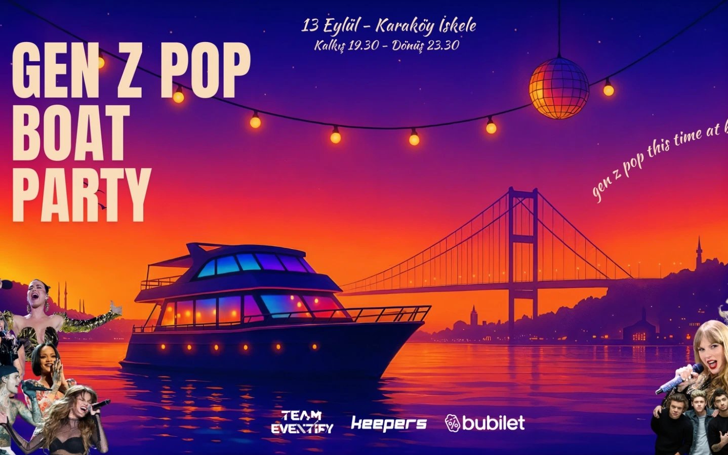 GEN Z Pop Boat Party İstanbul
