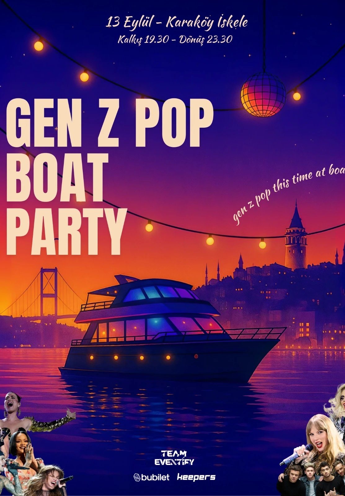 GEN Z Pop Boat Party İstanbul