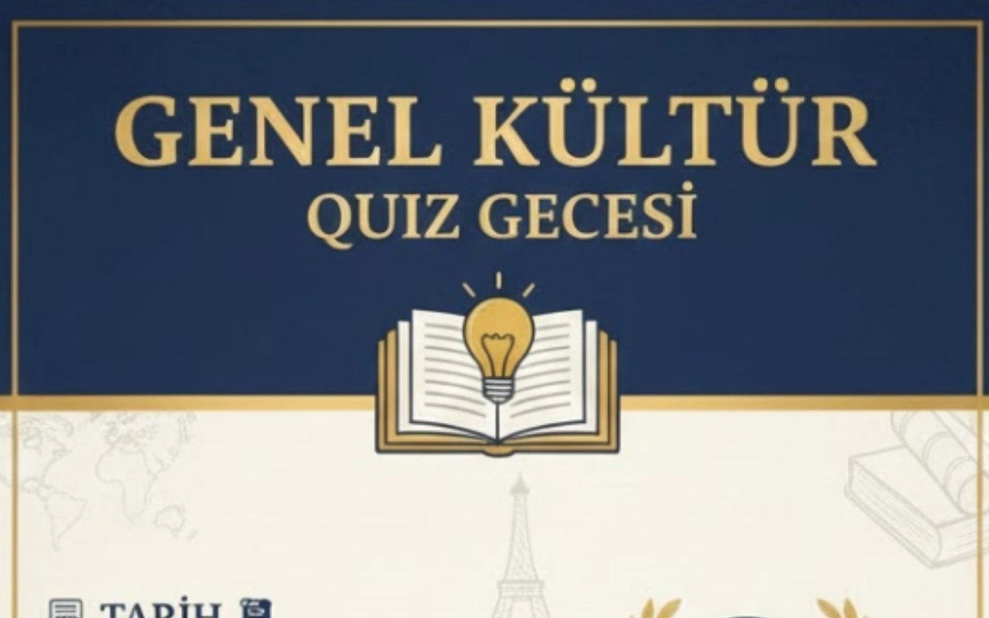 Genel Kültür Quiz Night poster