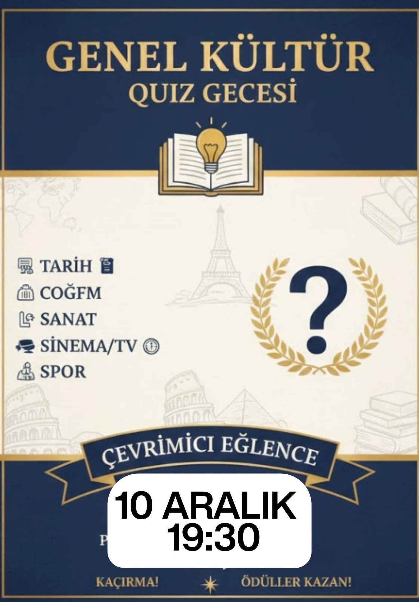 Genel Kültür Quiz Night