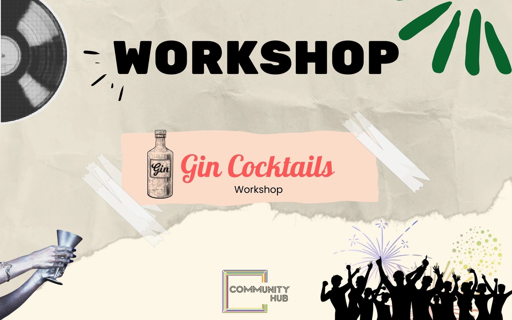 Gin Cocktails Workshop poster