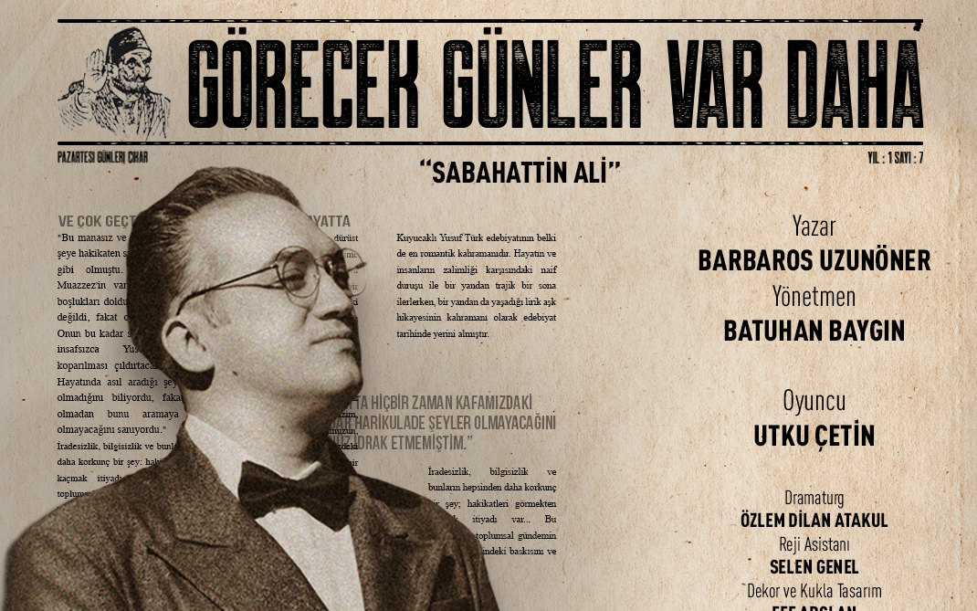 Görecek Günler Var Daha- Sabahattin Ali poster