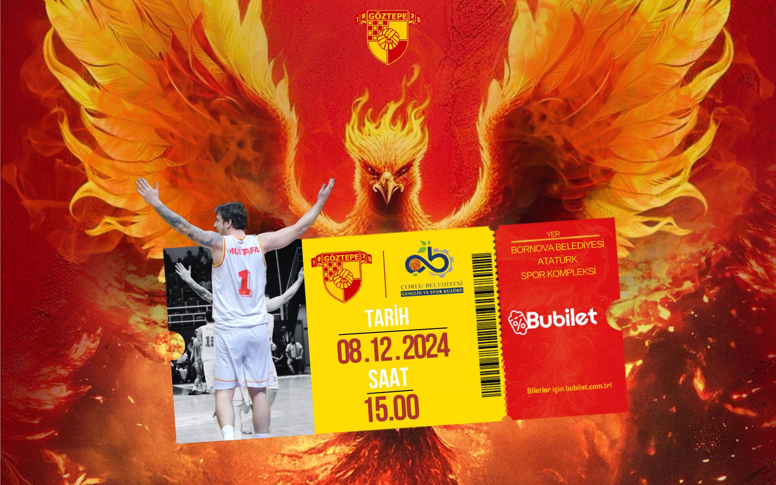 Göztepe - Çorlu Belediyesi Basketbol Müsabakası