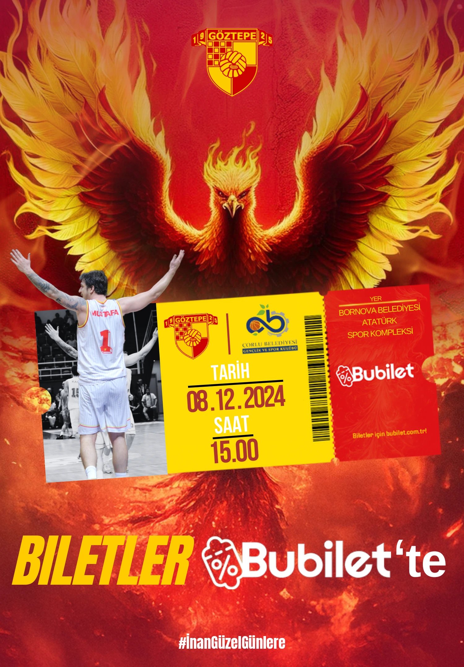 Göztepe - Çorlu Belediyesi Basketbol Müsabakası
