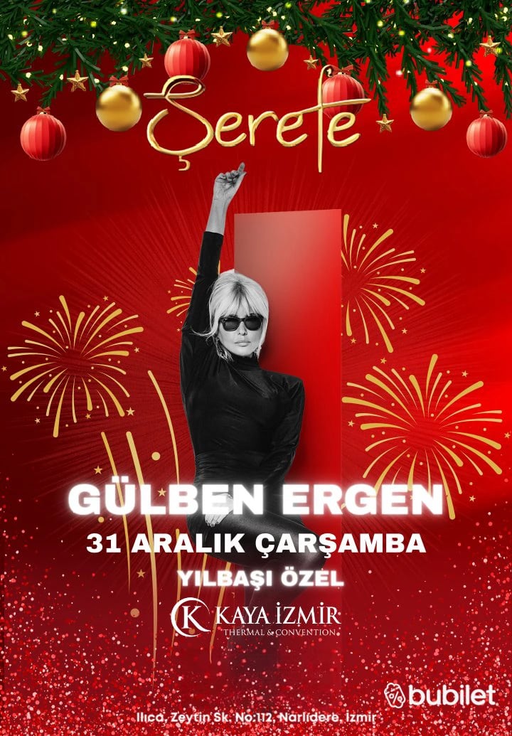 Gülben Ergen Yılbaşı Yemekli Gala Gecesi
