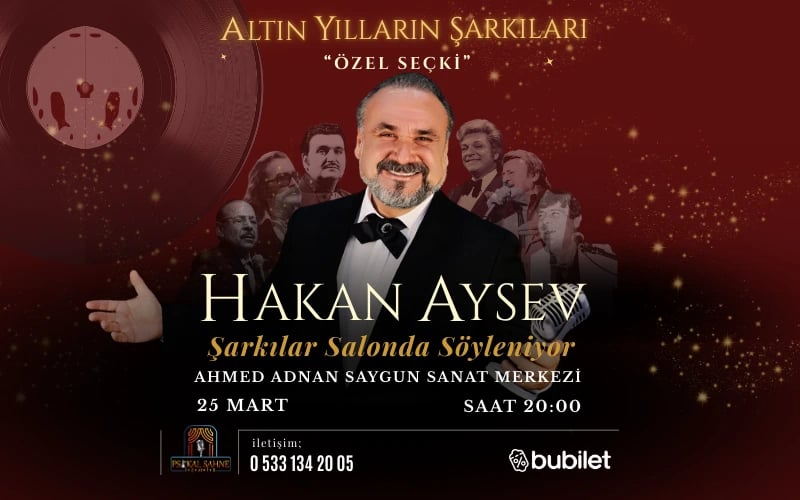 Hakan Aysev ile Altın Yılların Şarkıları Konseri “ÖZEL SEÇKİ” poster