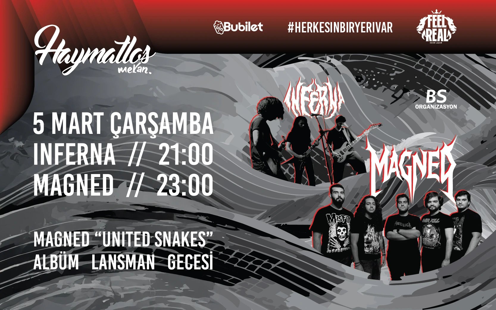 Inferna & ''United Snakes'' Albüm Lansman Konseri - Magned
