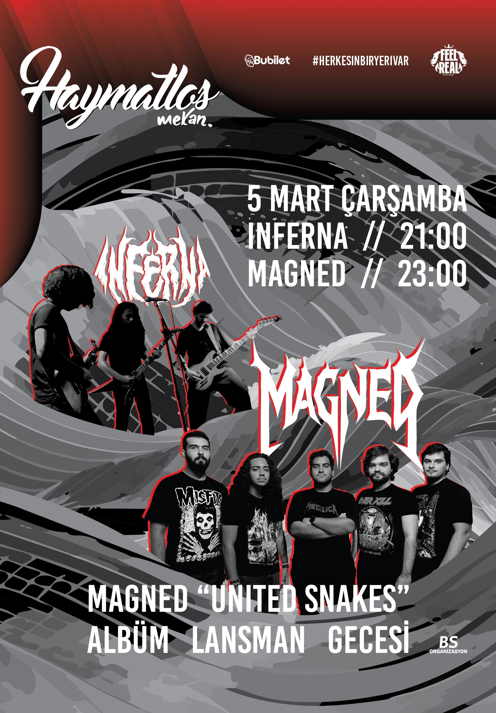 Inferna & ''United Snakes'' Albüm Lansman Konseri - Magned