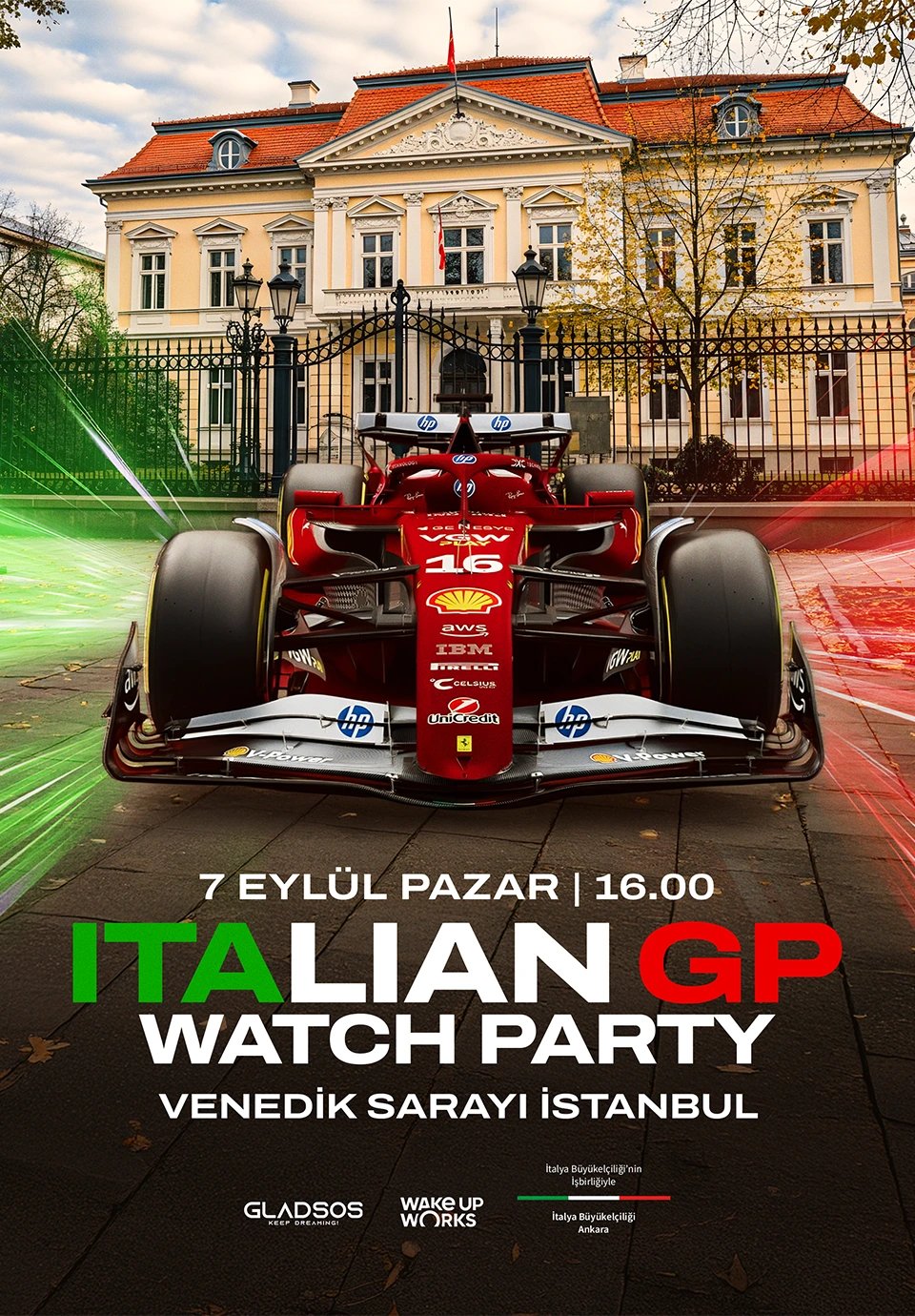 "Italian Gp Watch Party @Venedik Sarayı İstanbul"