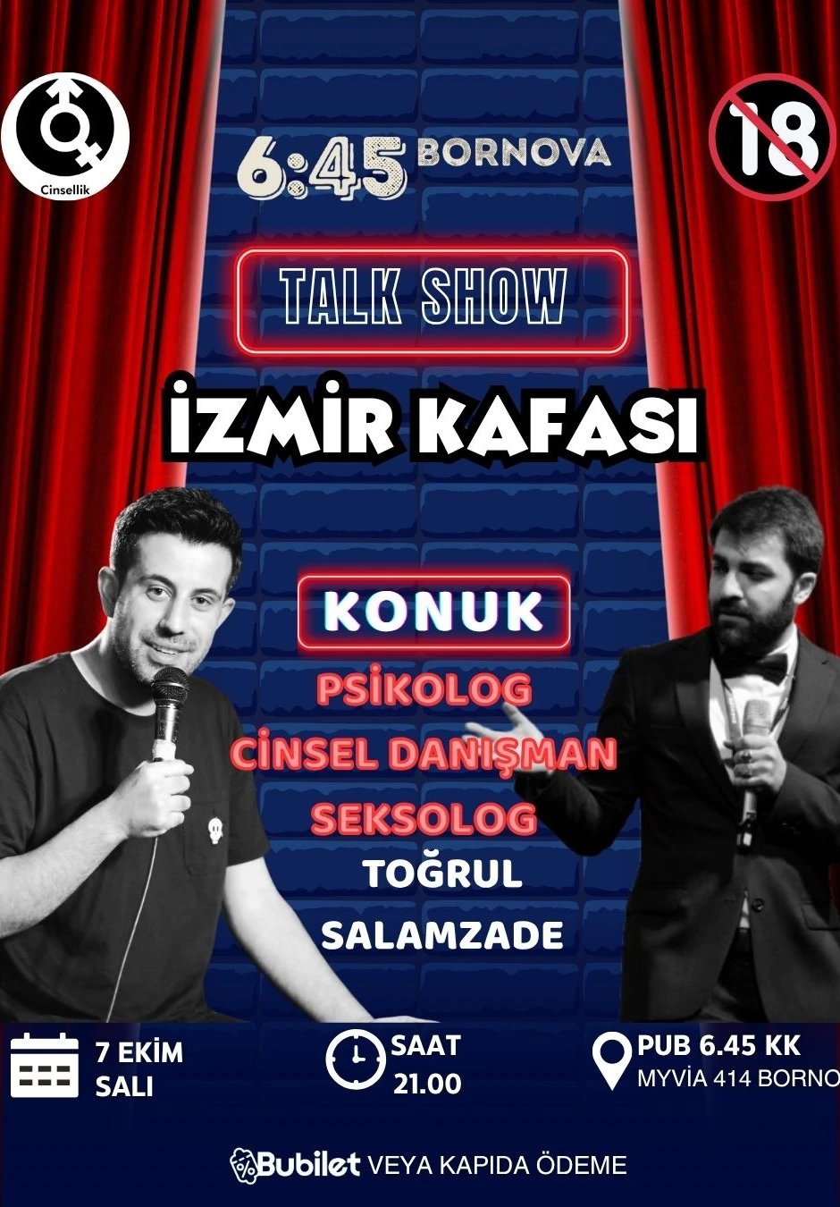 İzmir Kafası Talk Show 6:45 Pub Myvia