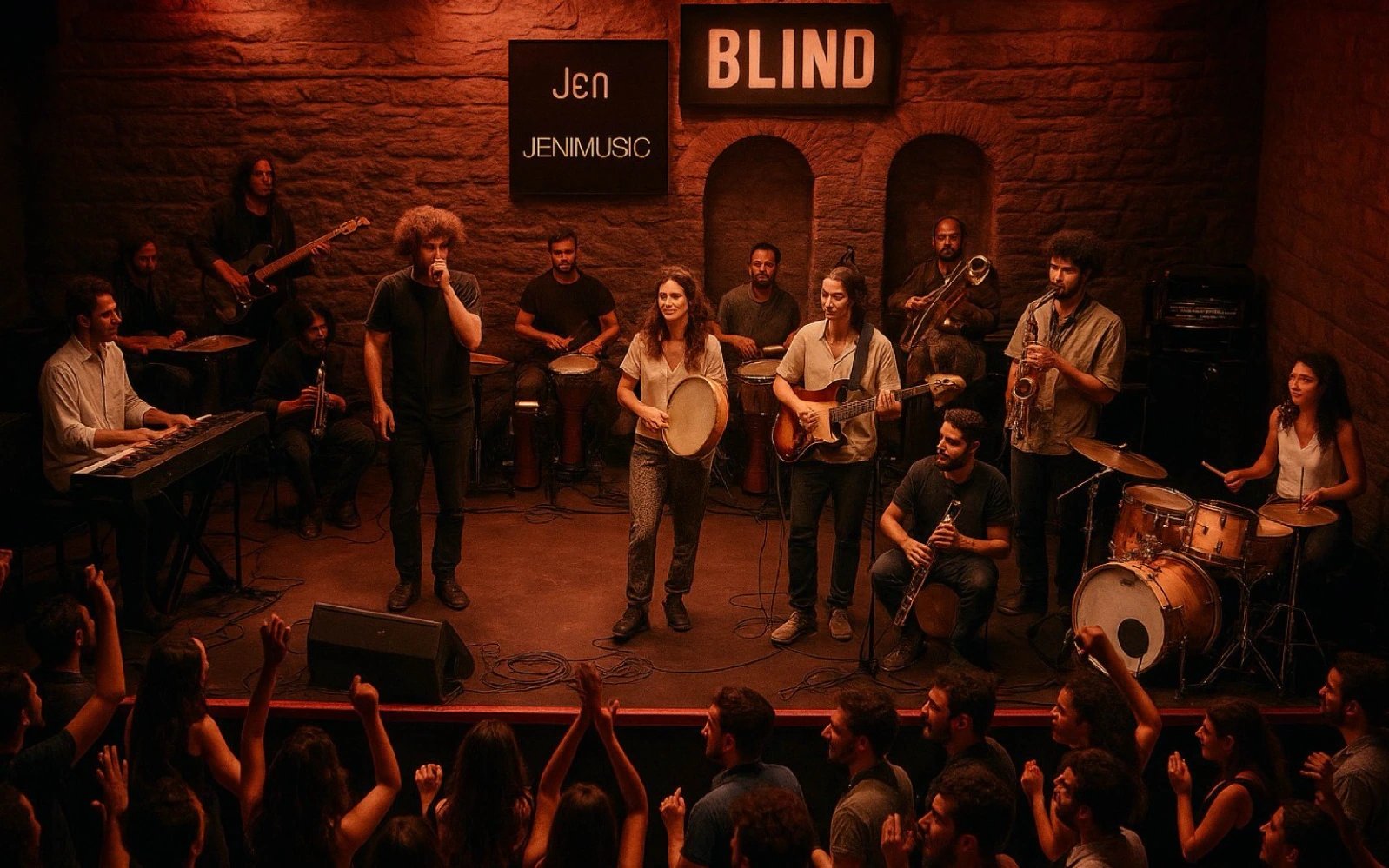 JEN SESSIONS X VISAL ‘ Velican Sagun, Bora Çifterler, Yüce Akın, Muaz Ceyhan, Bahadır Kartal, İsmail Altunbaş, Ahmet Alan, Recep Ordu’ poster