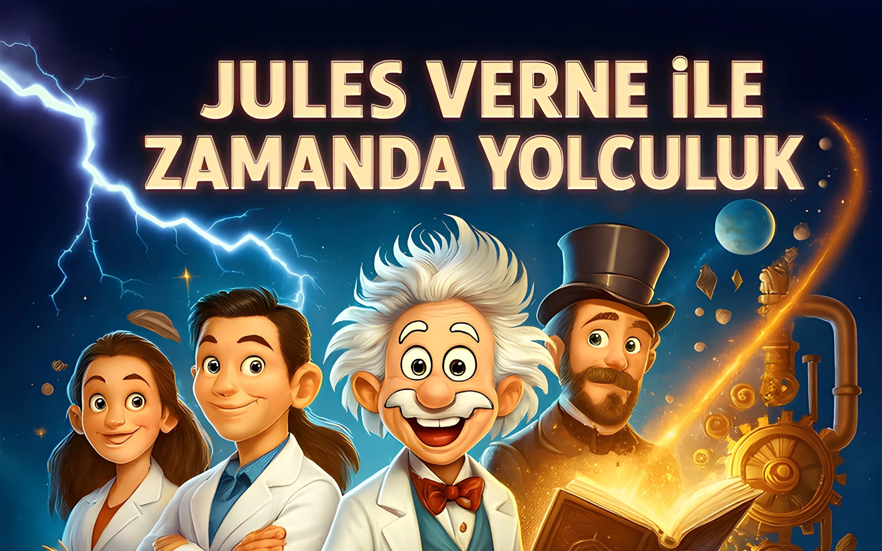 Jules Verne ile Zamanda Yolculuk poster