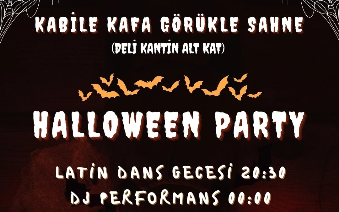 Kabile Kafa Haloween Party-Latin Dans ve Dj Performans poster