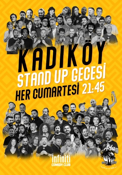 Kadıköy Stand up Gecesi Cumartesi 21:45