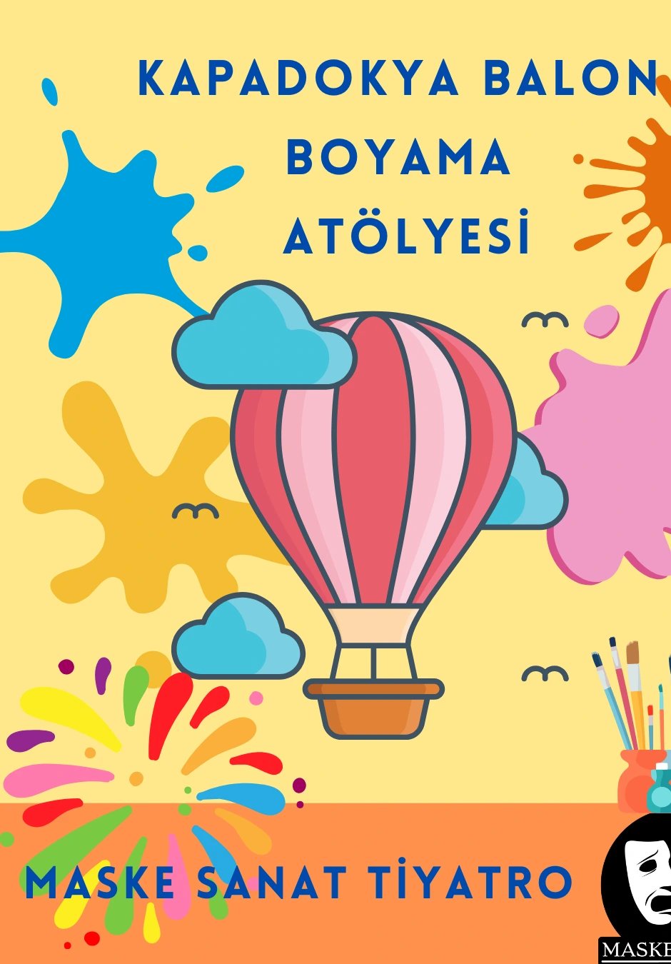 Kapadokya Balon Boyama Atölyesi / Çocuklar İçin