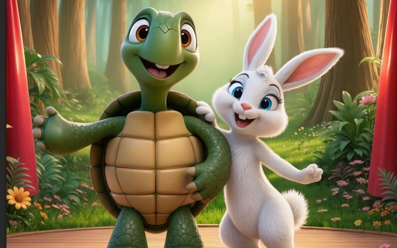 Kaplumbağa ile Tavşan Oyunu poster