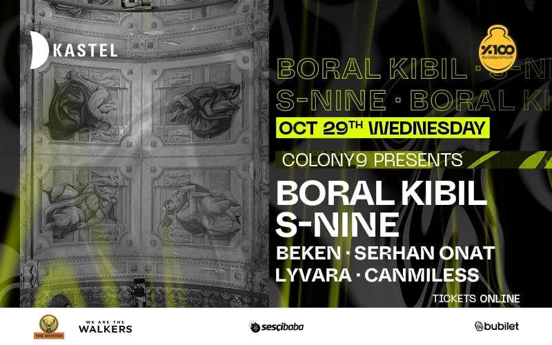 KASTEL | COLONY 9 PRESENTS: BORAL KIBIL B2B S-NINE poster