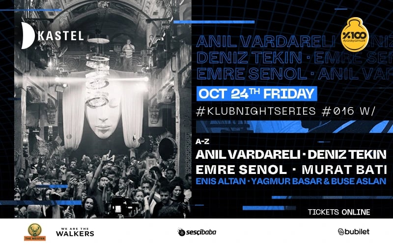 KASTEL #KLUBNIGHTSERIES015: ANIL VARDARELI + DENIZ TEKIN + EMRE ŞENOL poster