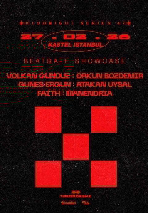 KASTEL w/ VOLKAN GUNDUZ + ORKUN BOZDEMIR + GUNES ERGUN + ATAKAN UYSAL + FAITH + MANENDRIA