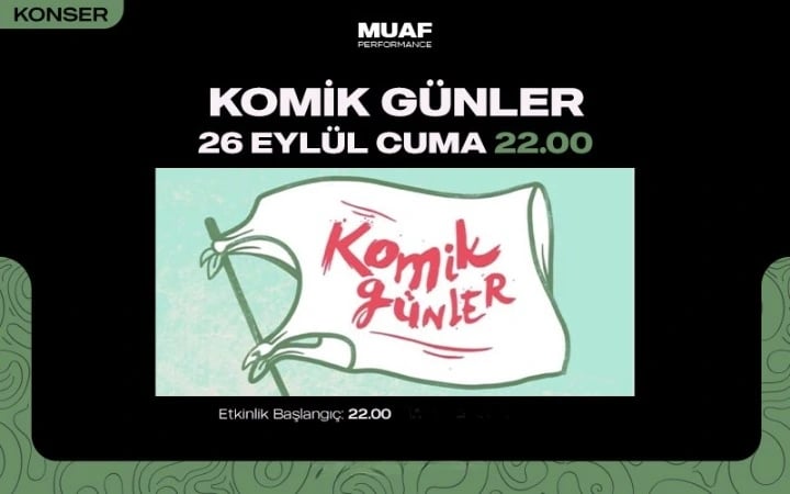 Komik Günler Konseri poster