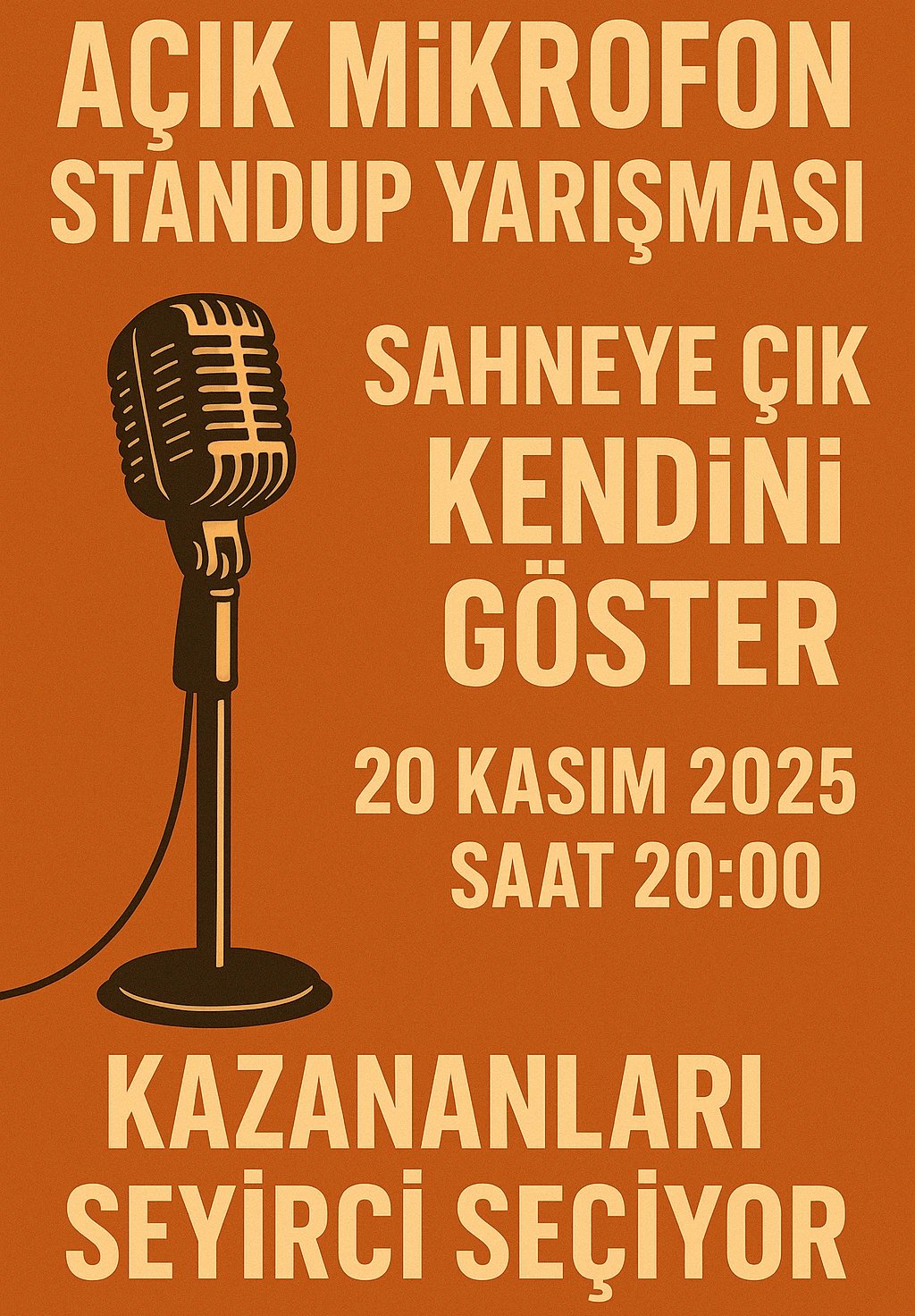 Lafazans Açık Mikrofon Stand Up Gecesi