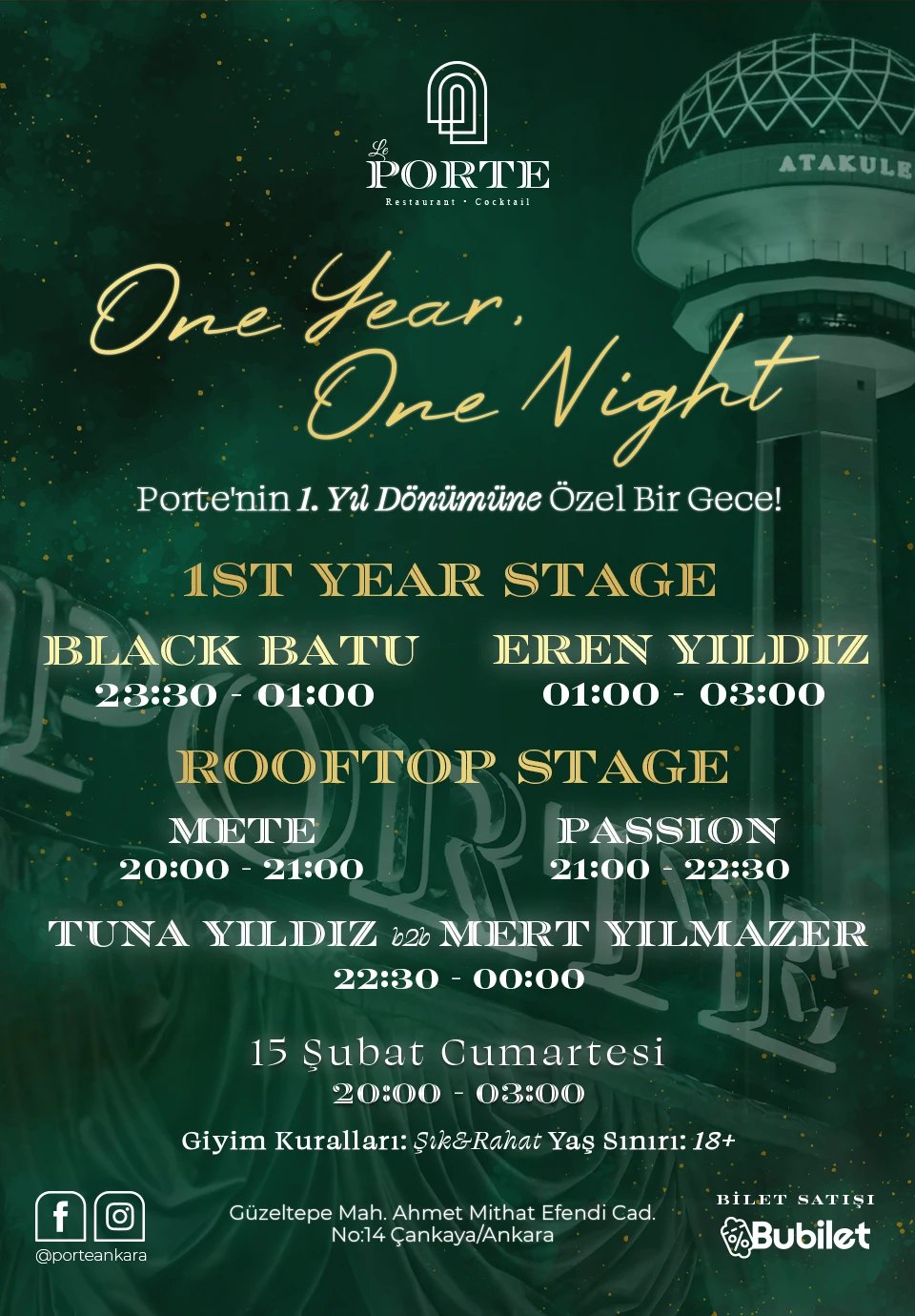 Le Porte 1st Year Anniversary