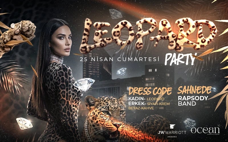 Leopard Party - Jw Marriott | Ankara poster