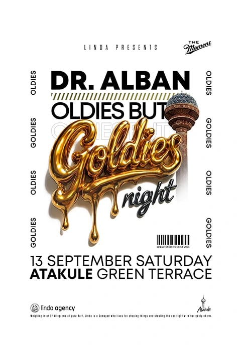 Linda Presents: DR. ALBAN @OldiesButGoldiesNight