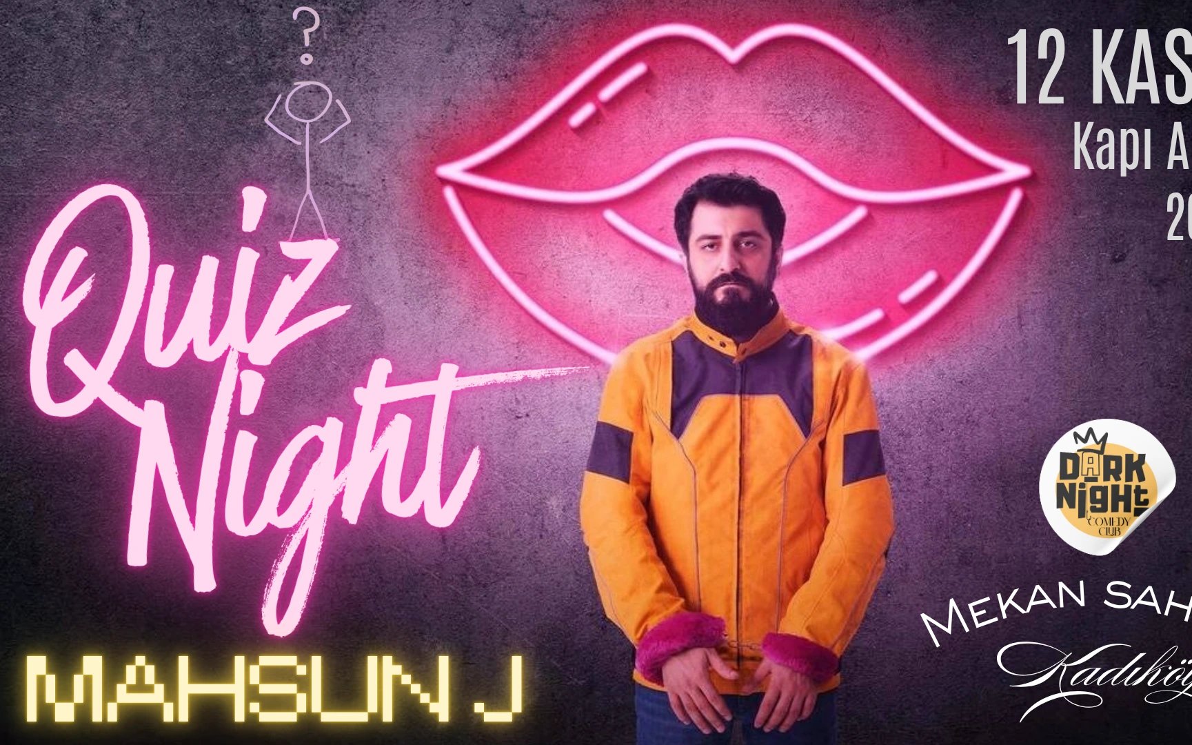 Mahsun J Quiz Night poster