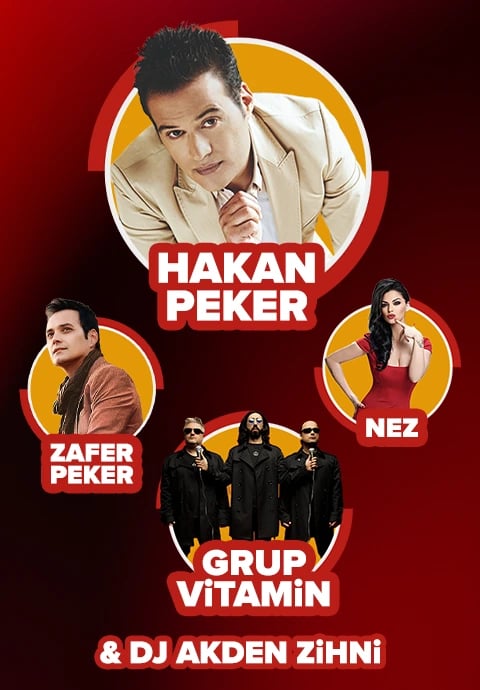 Mask 5. Yıl Parti / HAKAN PEKER, Zafer Peker, Nez ve Grup Vitamin