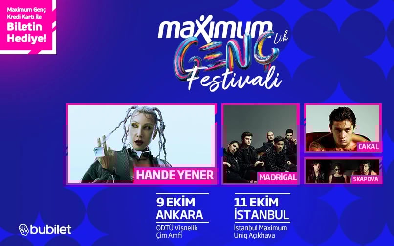 Maximum Gençlik Festivali poster