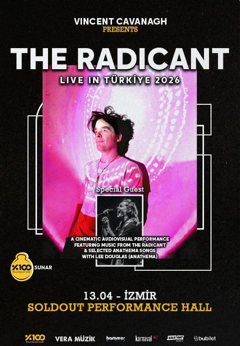 %100 Metal Sunar: The Radicant + Selected Anathema Songs with Lee Douglas | İzmir