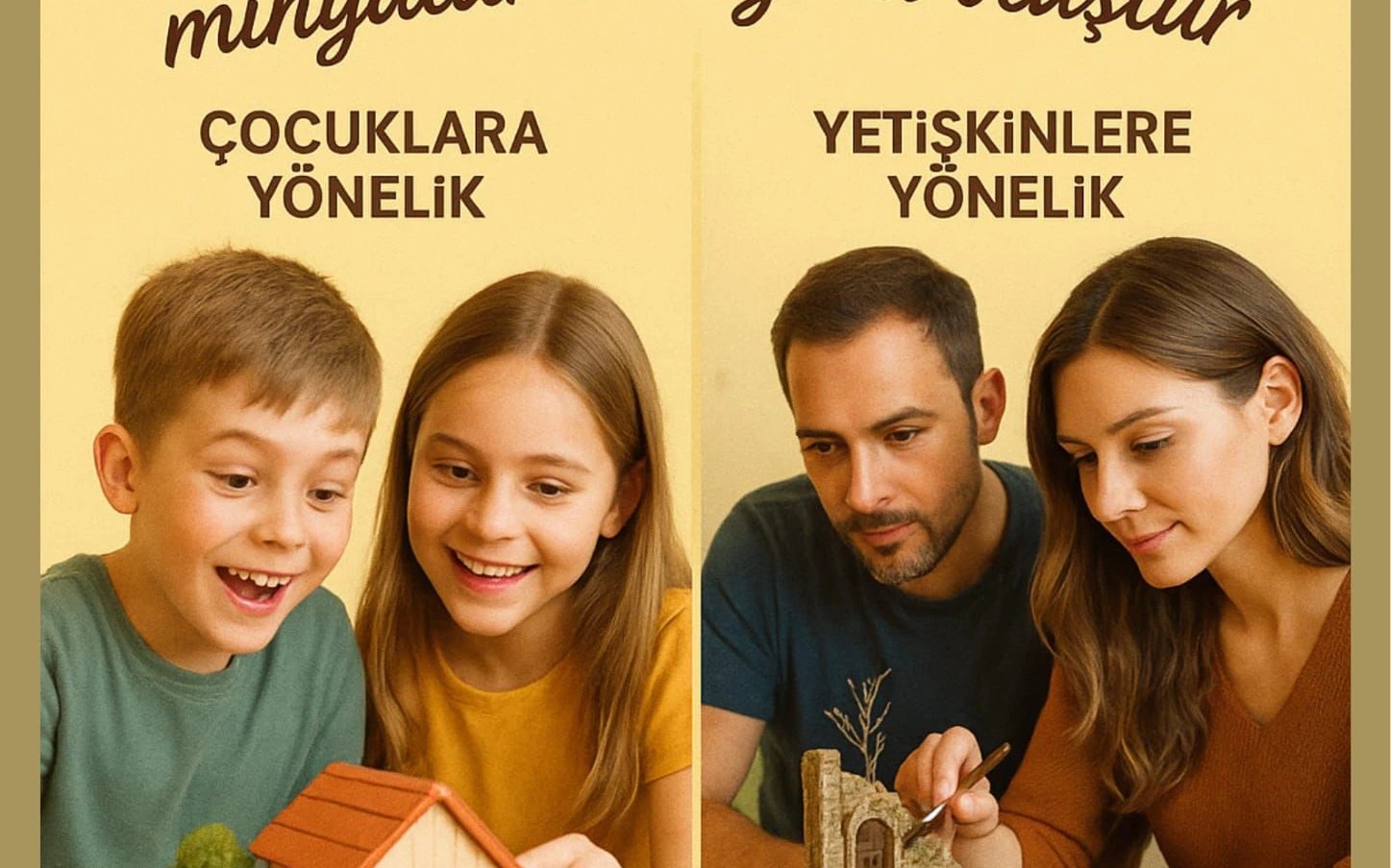 Minik Ellerle Büyük Hikayeler: Diorama Atölyesi poster