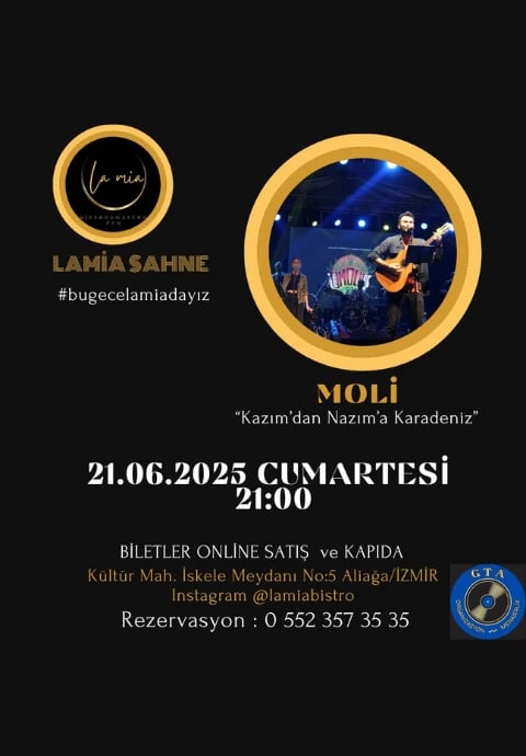 Moli ile "Kazım'dan Nazım'a Karadeniz" Konseri