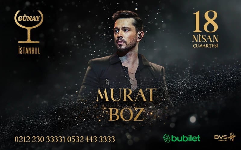 Murat Boz Konseri poster