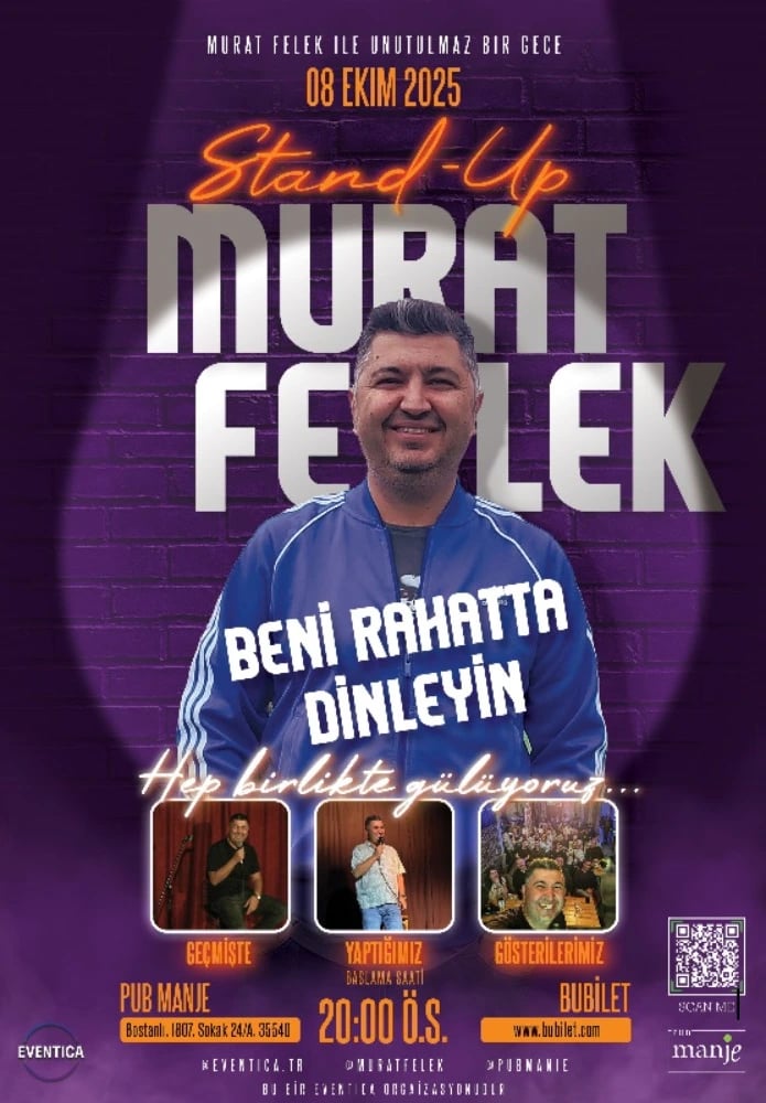 Murat Felek ile Kahkaha Dolu Gece: “Beni Rahatta Dinleyin”