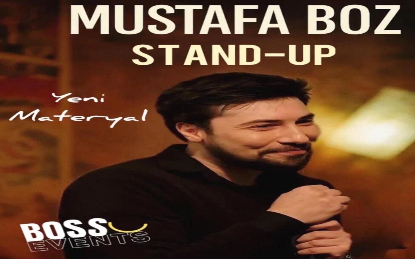 Mustafa Boz Stand Up poster