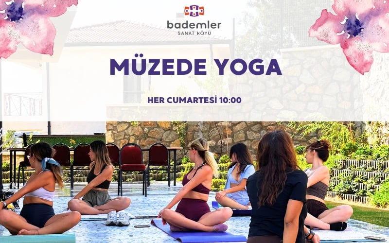 Müzede Yoga poster