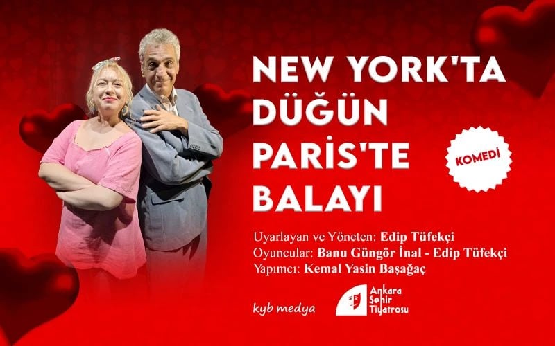 New York'ta Düğün Paris'te Balayı poster