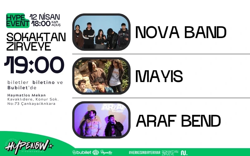 Nova Band - Mayıs - Araf Bend poster