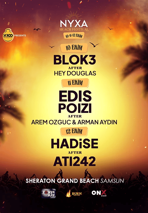 NYXA Beach Festival - Samsun