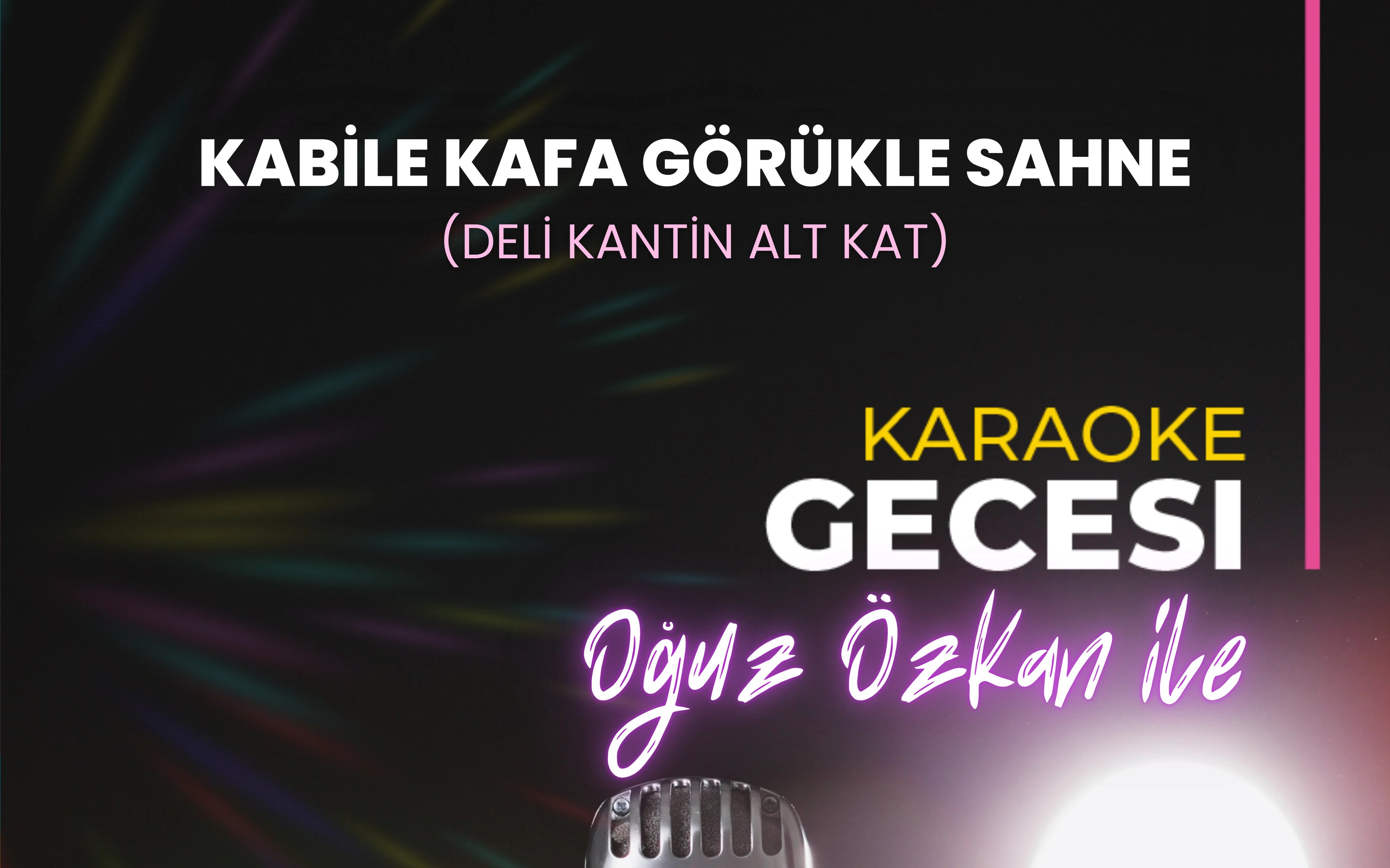 OĞUZ ÖZKAN İLE KARAOKE GECESİ poster