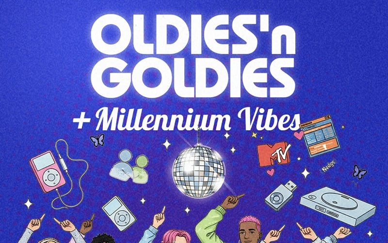 Oldies'n Goldies + Millennium Vibes poster