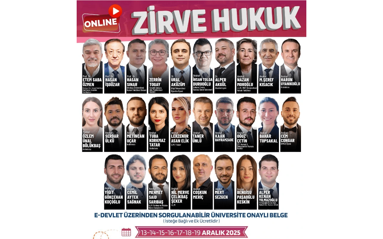 Online Zirve Hukuk Semineri