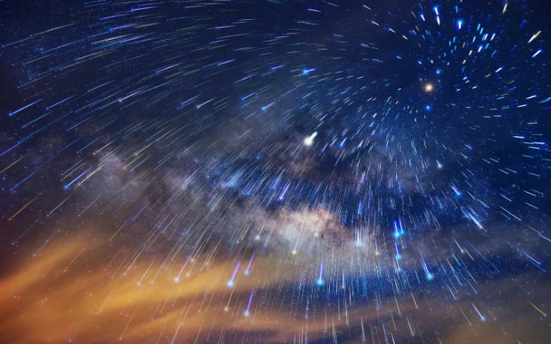 Ormanda Meteor Yağmuru