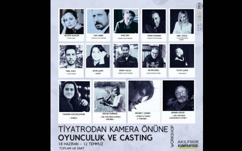 Tiyatrodan Kamera Önüne Oyunculuk ve Casting Workshop