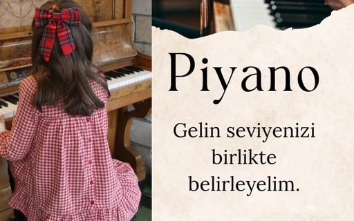 Piyano Aylık Ders Paketi (Yetişkin ve Çocuk) poster