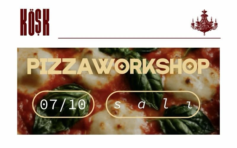 Pizza Workshop poster