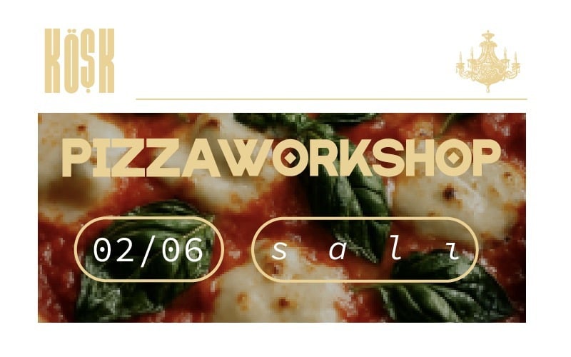 Pizza Workshop poster