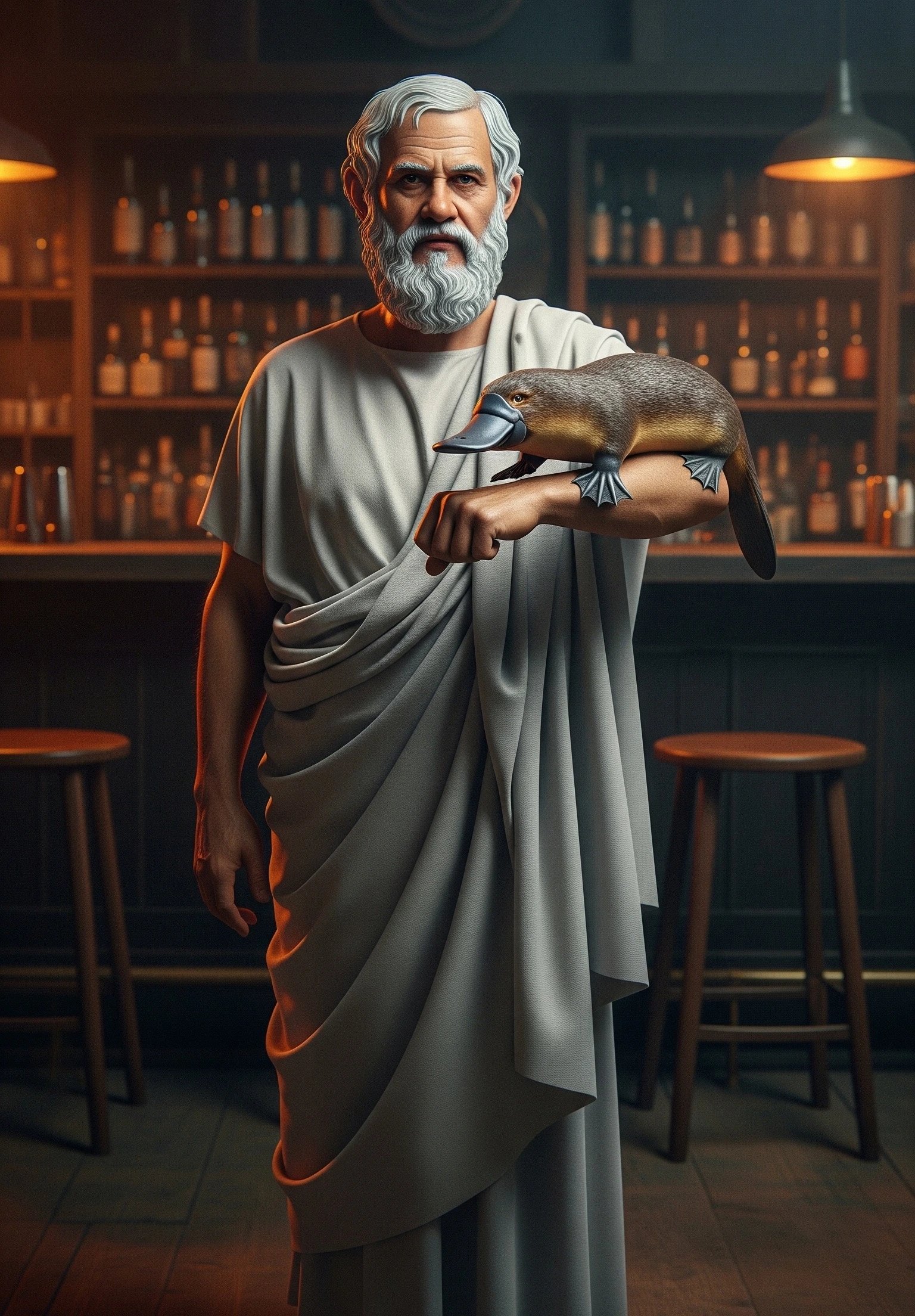 Platon Kolunda Bir Ornitorenkle Bara Girer. Peki Ya Sonra?